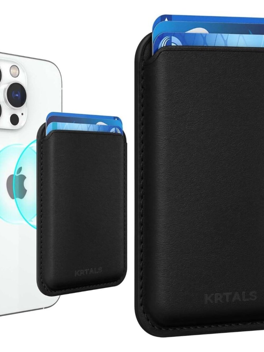 Magnetic Wallet Cell Phone Card Holder for Phone Case with Mag-Safe